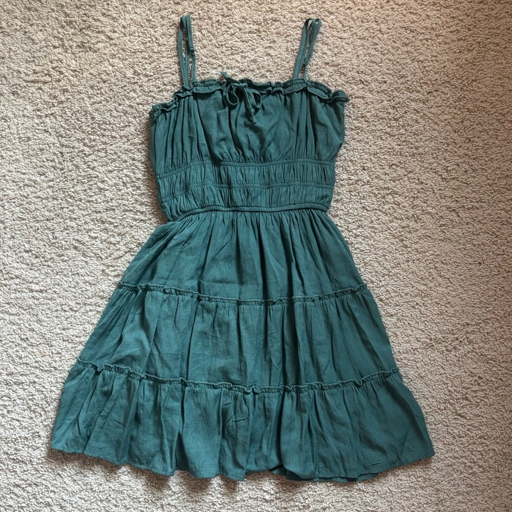Trixxi Teal Mini Dress